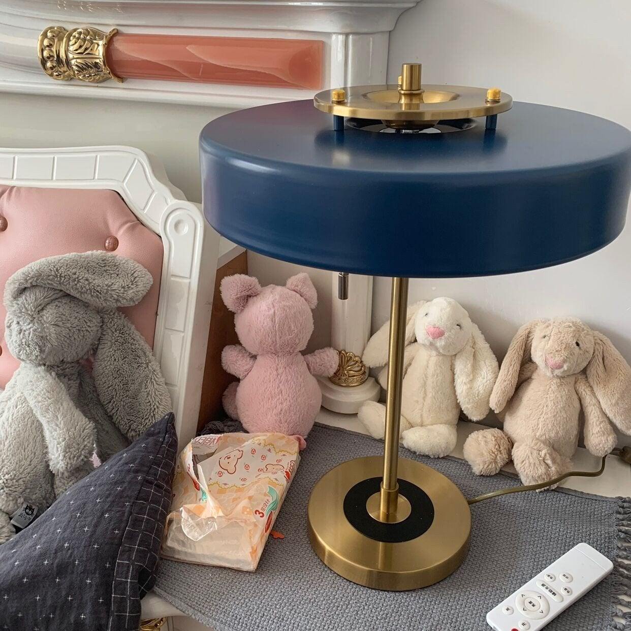 ElegantGlow – Timeless Metal and Acrylic Table Lamp