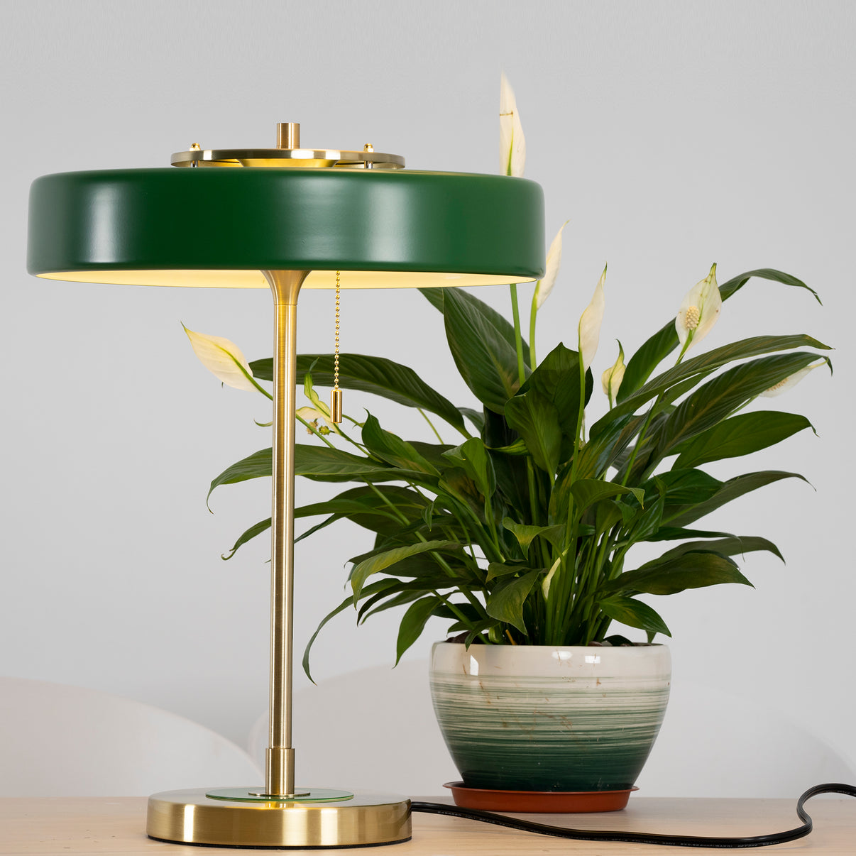 ElegantGlow – Timeless Metal and Acrylic Table Lamp