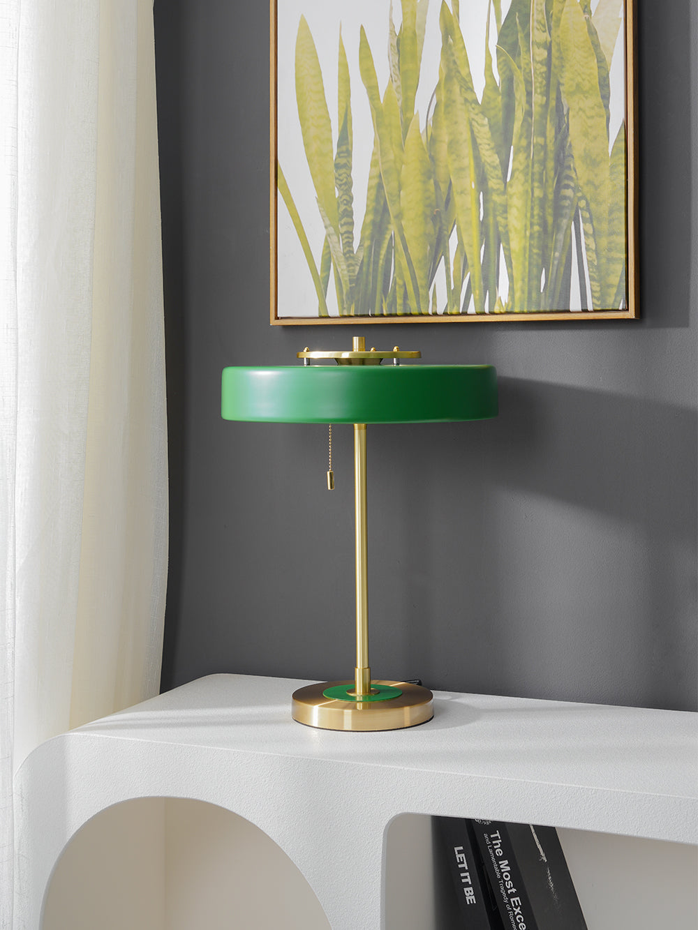 ElegantGlow – Timeless Metal and Acrylic Table Lamp
