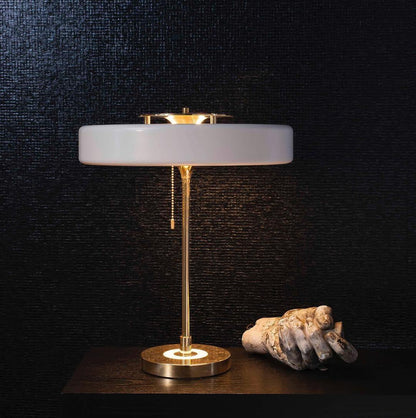 ElegantGlow – Timeless Metal and Acrylic Table Lamp
