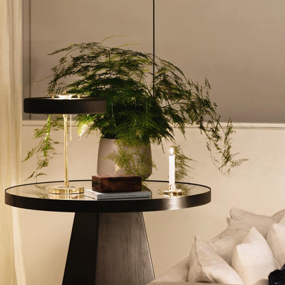 ElegantGlow – Timeless Metal and Acrylic Table Lamp