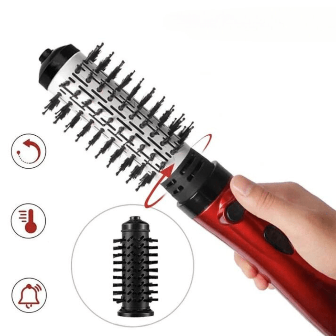 Revolveglam – 3-in-1 Electric Hair Styler with Blow-Dryer, Brush, and Curling Iron Function 4