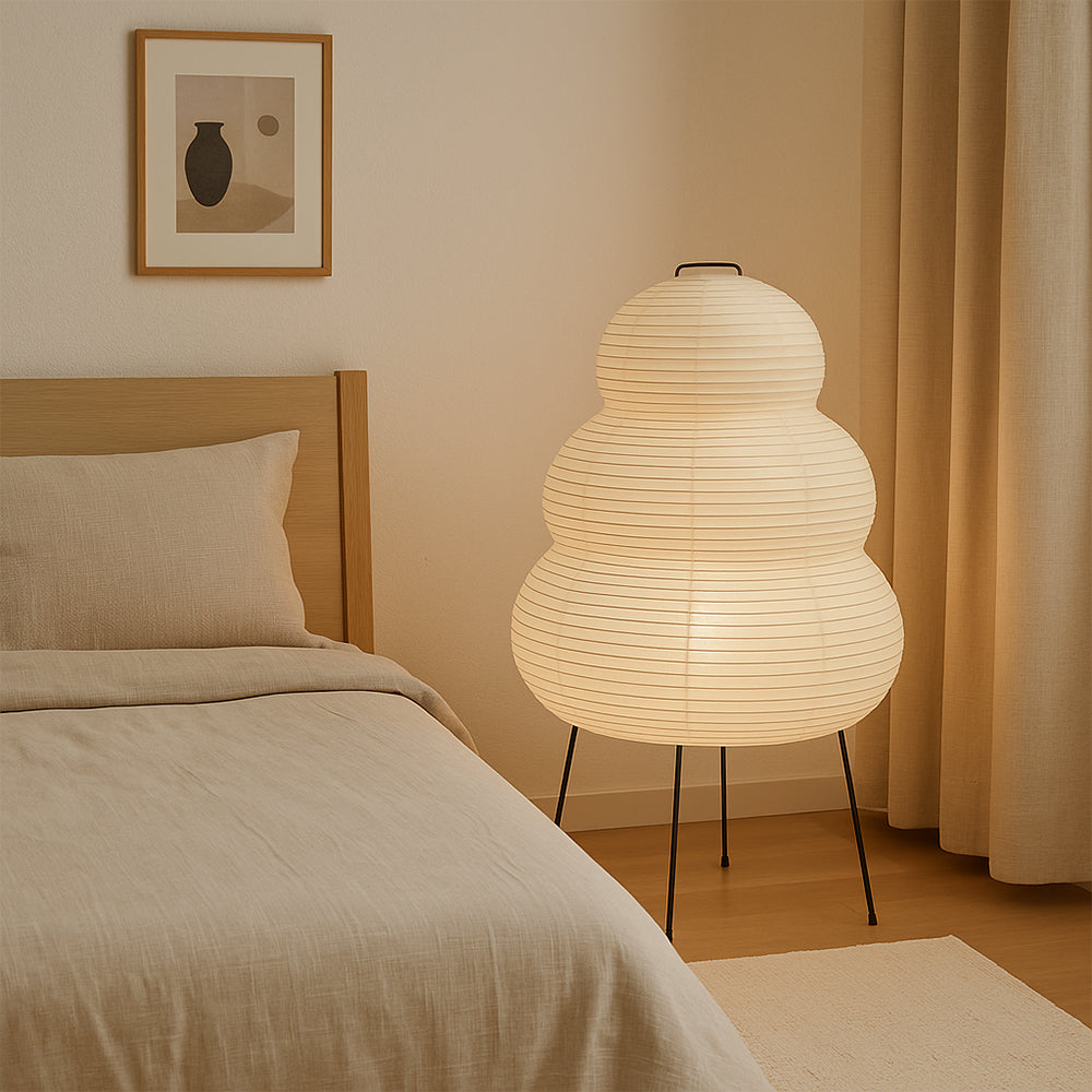 Rice paper table lamp 2