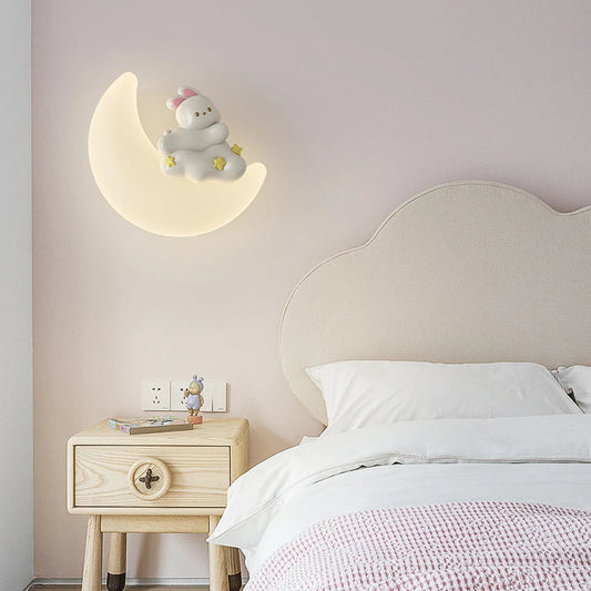 LunaLux – Lámpara de Pared Opulenta Luna