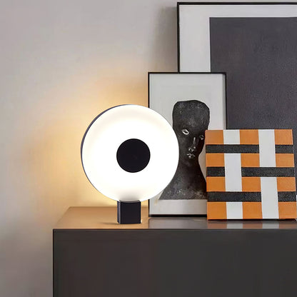 AuraGlow – Stylish Metal and Acrylic Table Lamp