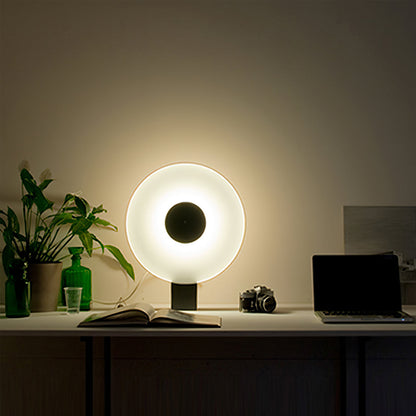 AuraGlow – Stylish Metal and Acrylic Table Lamp