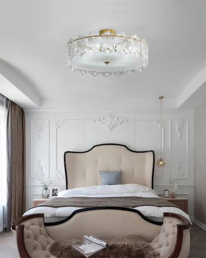 RubyAura - Sofistikeret Rund Loftlampe