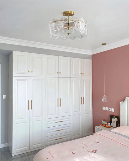 RubyAura - Sofistikeret Rund Loftlampe