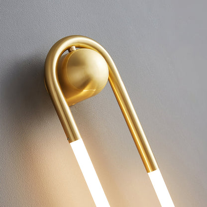GoldCurve – Minimalist Wall Light