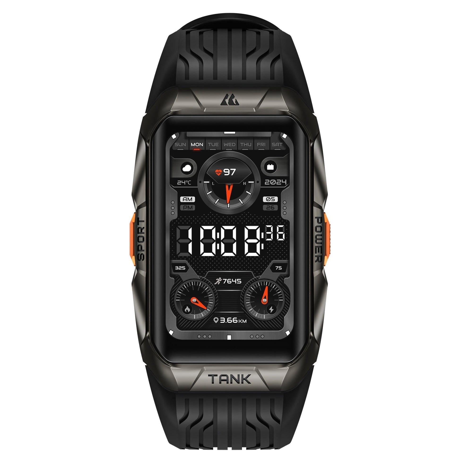 Rugged Waterproof Smartwatch with 1.64 AMOLED Display and Military-Grade Durability 5