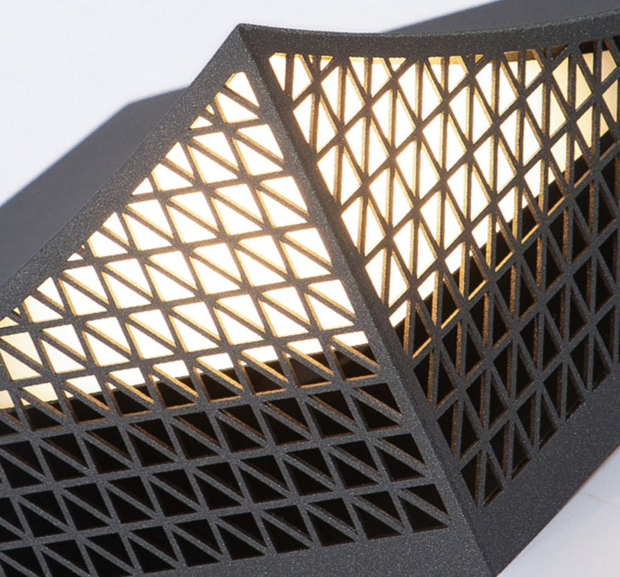 EdgeGlow – Contemporary Solar Pyramid Wall Light