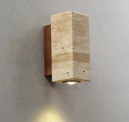 StoneGlow – Chic Wall Light Made with Natural Stone
