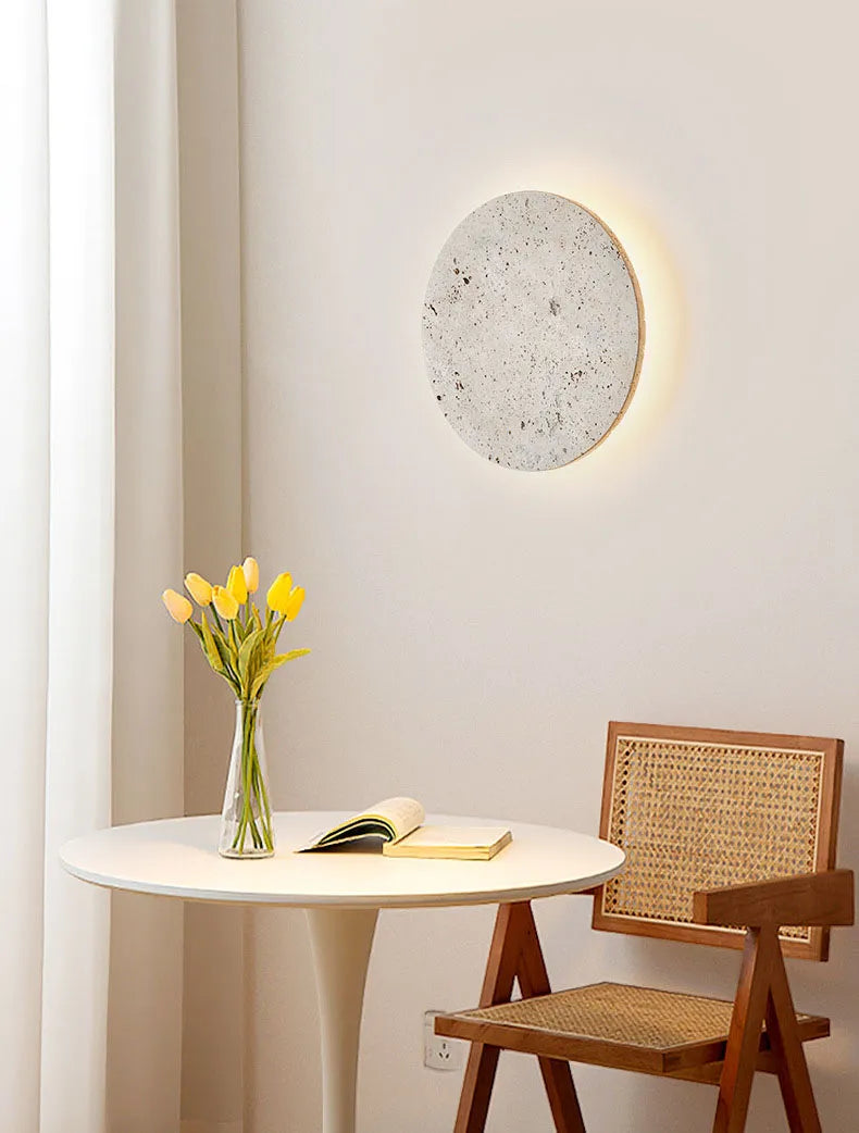 CircleLuxe - Travertine Wall Sconce