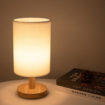 NordicLume – Lámpara de Escritorio LED de Madera Sólida para un Elegante Estilo Escandinavo