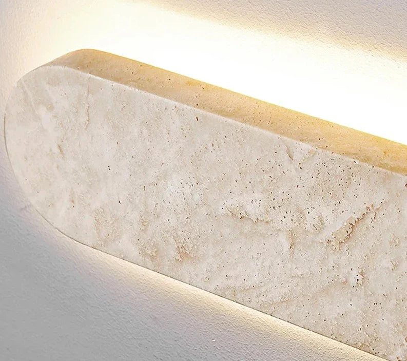 MarbleAura – Modern Wabi-Sabi Marble Wall Lamp