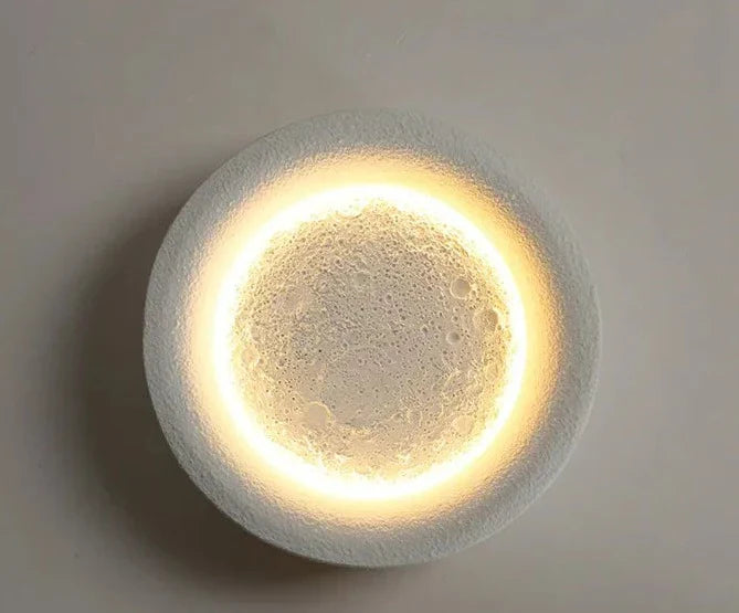 ZenMoon - Wabi Sabi Lunar Wall Lamp