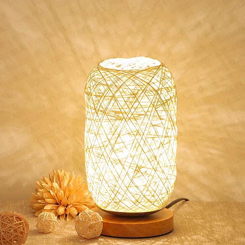 WoodLuxe - Rattan-Inspired Table Light
