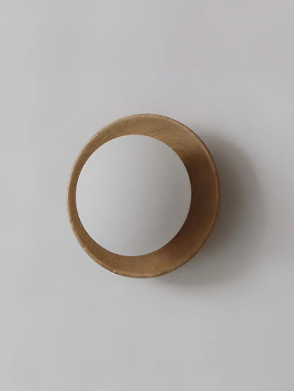 WalnutEdge – Luxurious Wall Light with Walnut Wood Accents