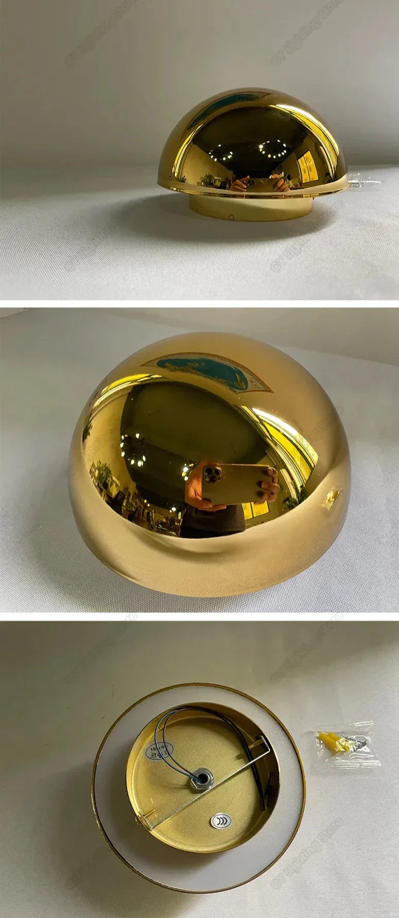 AuroraLume – Nordic Wall Lamp in Aluminium and Acrylic