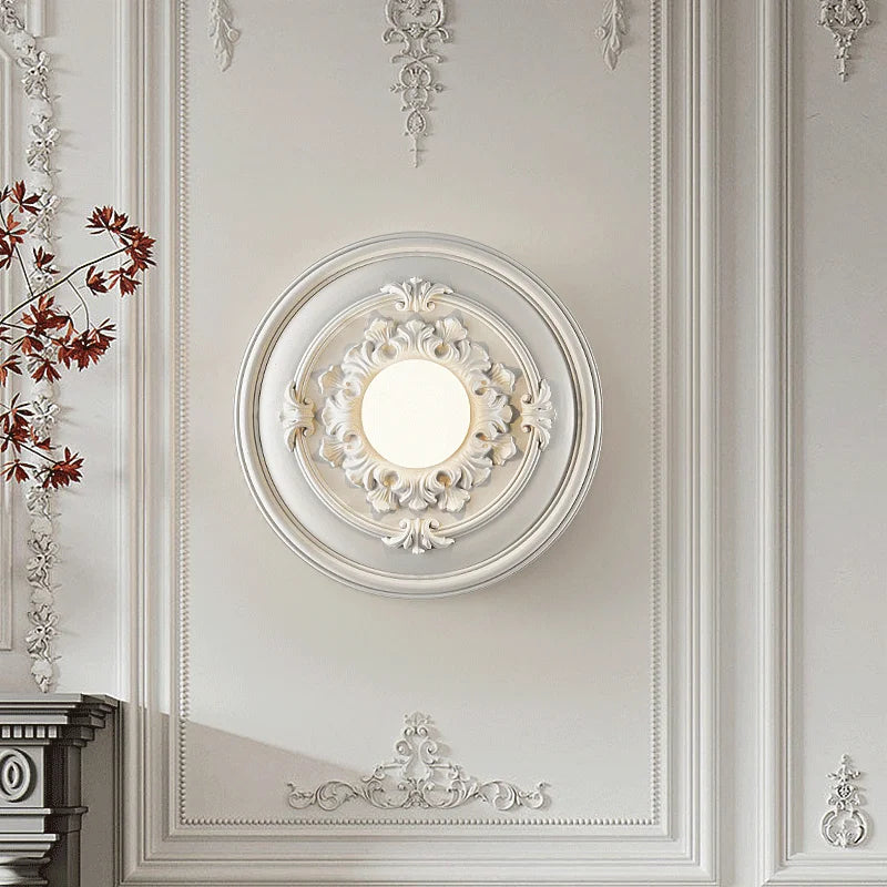 EpoqueBeam – Elegant French Round Wall Lamp for Retro Ambiance