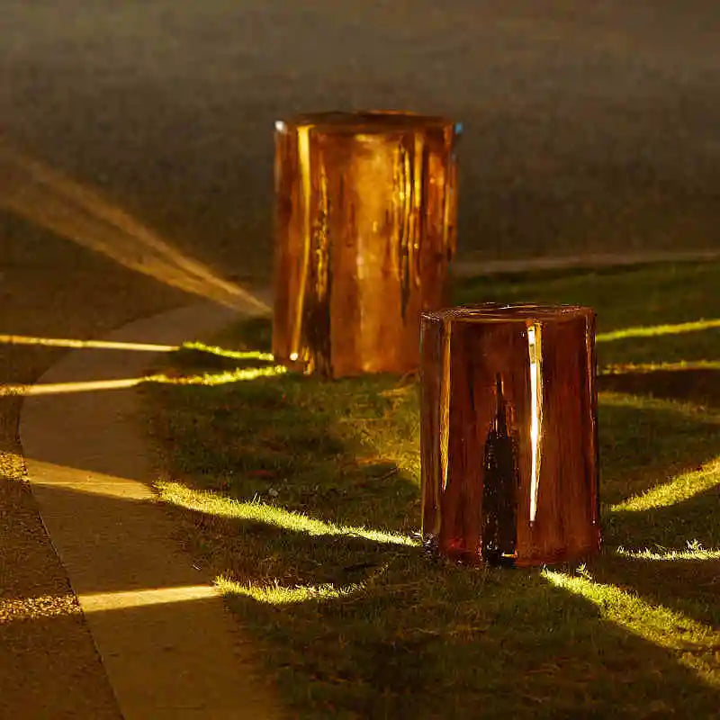 LUXELY - Outdoor Lamp Imitation Tree Stump Light Fixture with 50,000-Hour Lifespan-6