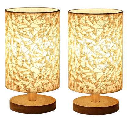 LumaVita - Lampada Elegante in Legno Massello