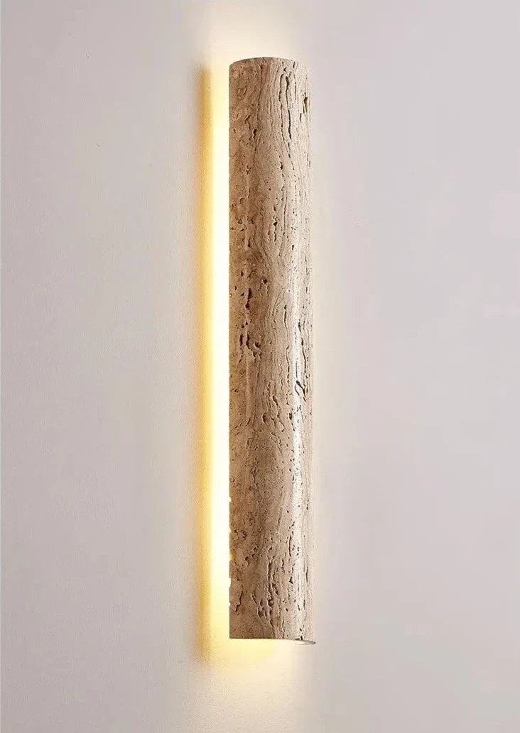 TravertineLume – Weatherproof Wall Lamp