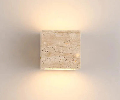 CitrusBeam - Luz de pared amarilla de piedra