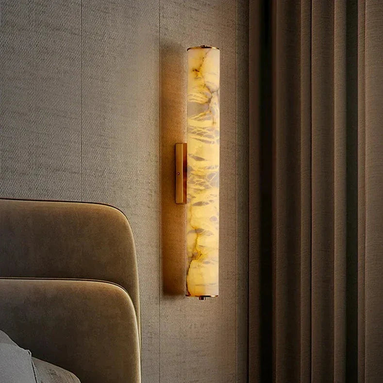 AuraLuxe – Minimalist Marble Ambient Lamp