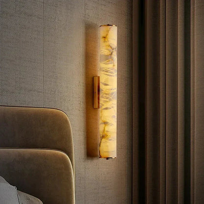 AuraLuxe – Minimalist Marble Ambient Lamp