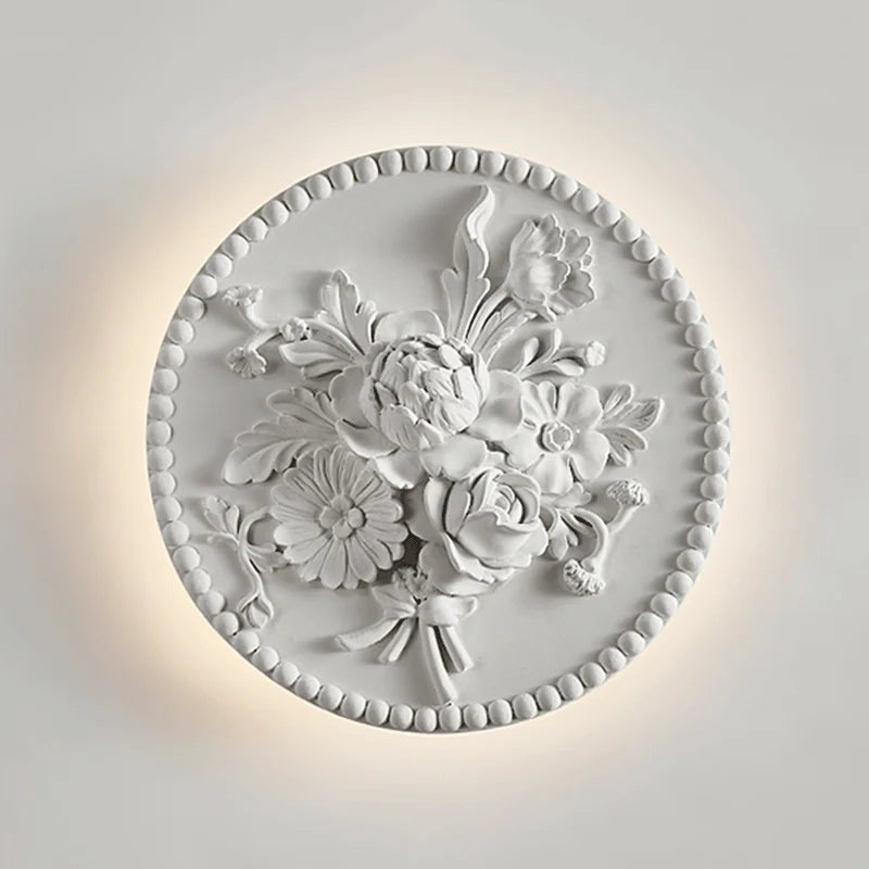 ImperialGlow – French Round Vintage Wall Lamp for Classic Elegance