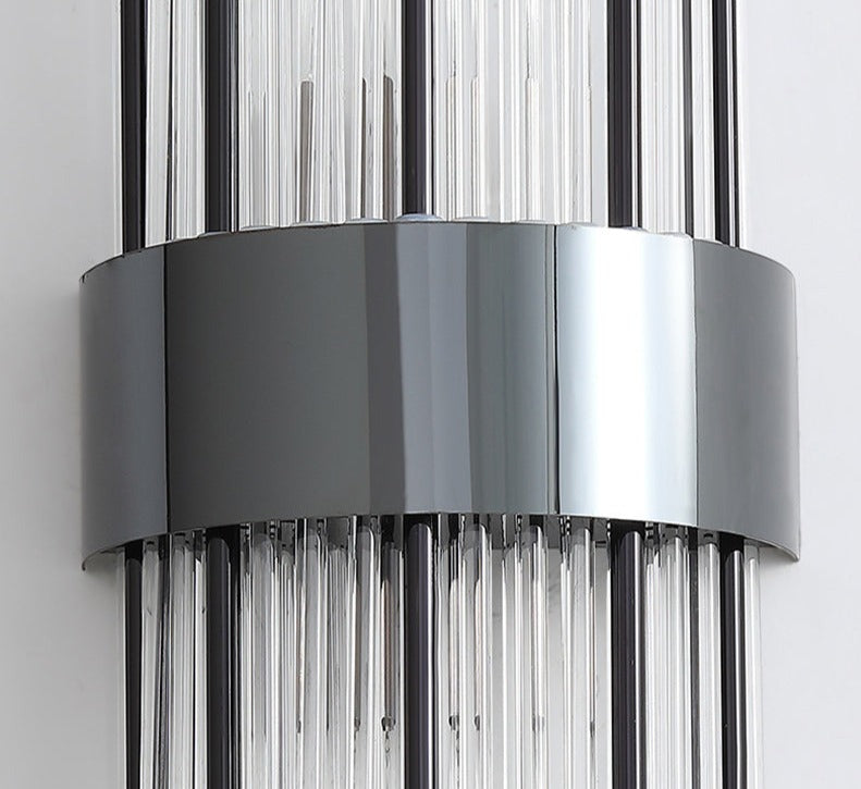 RadiantCrown – Gold Crystal Wall Lamp with Durable Build