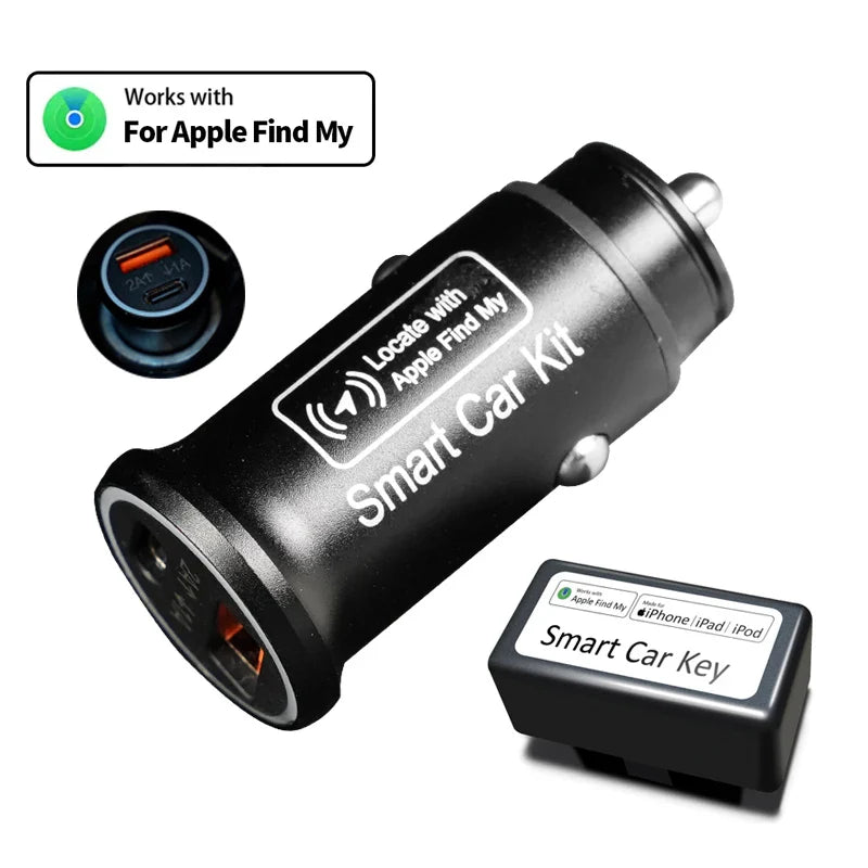 Smart OBD GPS Tracker for Car - Real-Time Vehicle Tracking with Charging Function and Apple Find My Integration-3