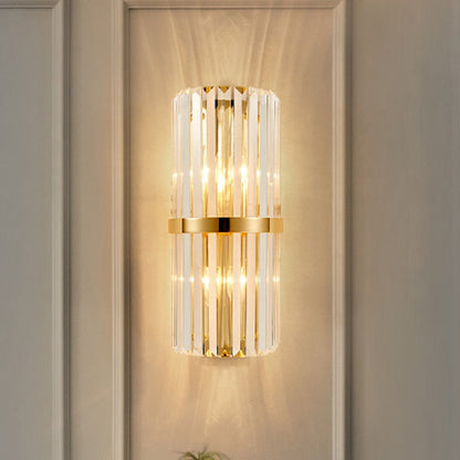 GoldenGleam – Elegant Gold Wall Light with Warm Glow