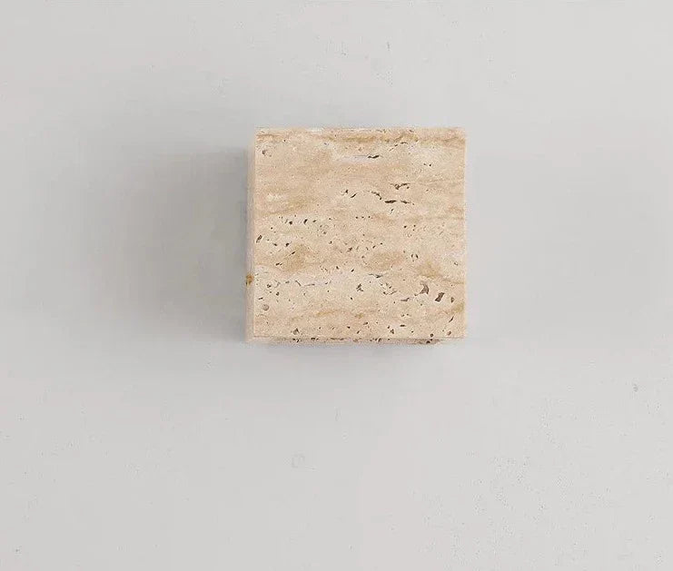 CitrusBeam - Luz de pared amarilla de piedra