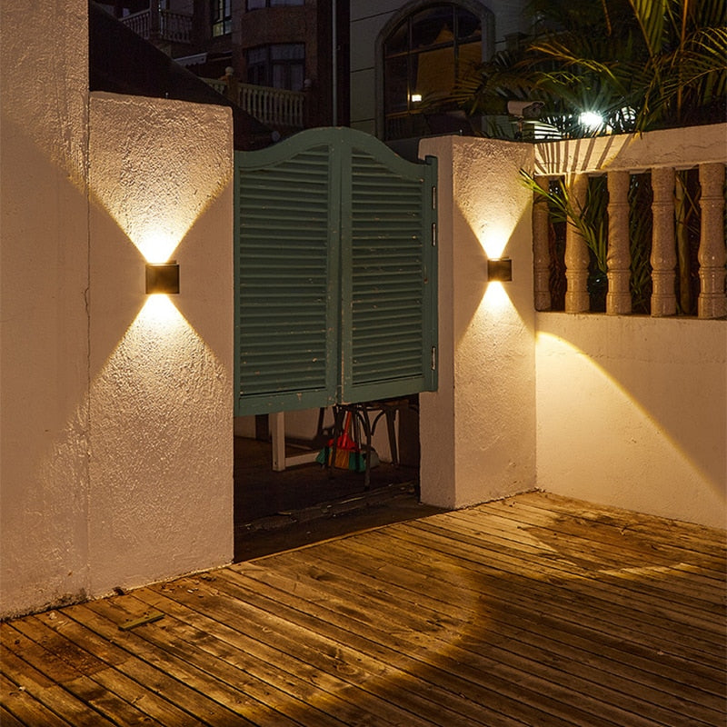 SolarFlare - Upward & Downward Solar Wall Lamp