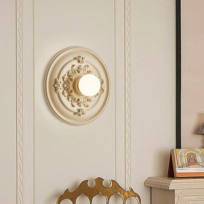EpoqueBeam – Elegant French Round Wall Lamp for Retro Ambiance