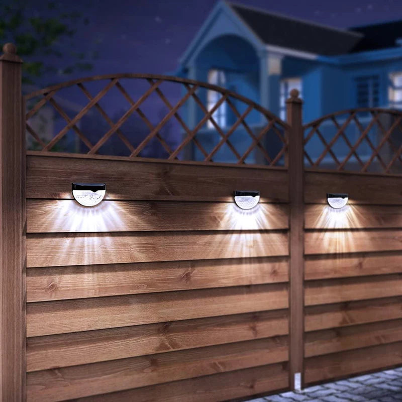 Solar Wall Lights Outdoor - Waterproof LED Garden Lights for Driveway & Patio-2