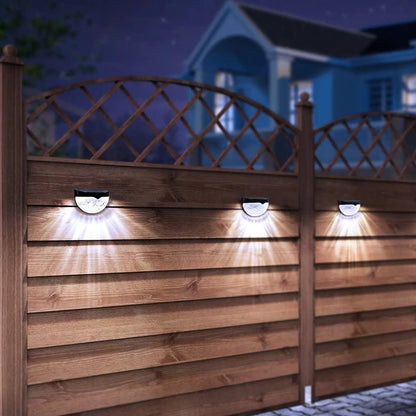 Solar Wall Lights Outdoor - Waterproof LED Garden Lights for Driveway & Patio-2