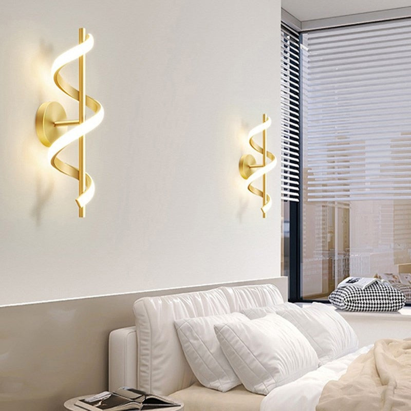 SpiralLume – Minimalist LED Wall Light with a Modern Edge