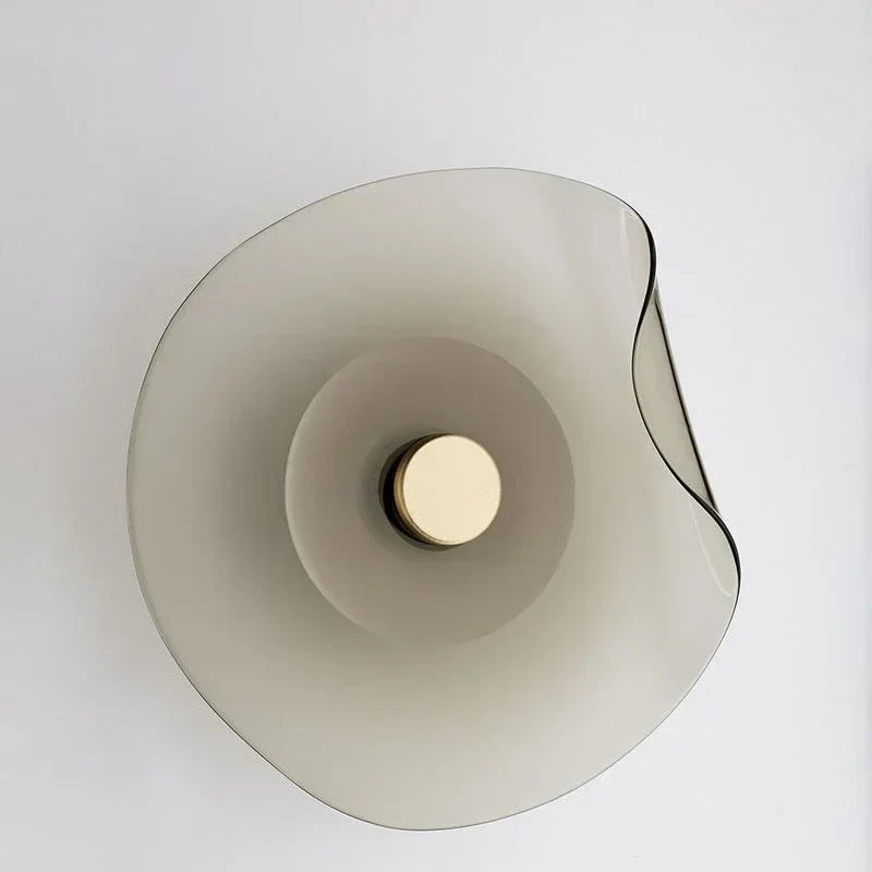 ClearAura - Sleek Glass Wall Lamp