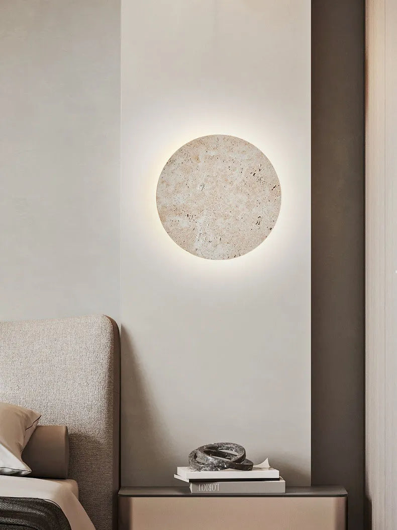 CircleLuxe - Travertine Wall Sconce