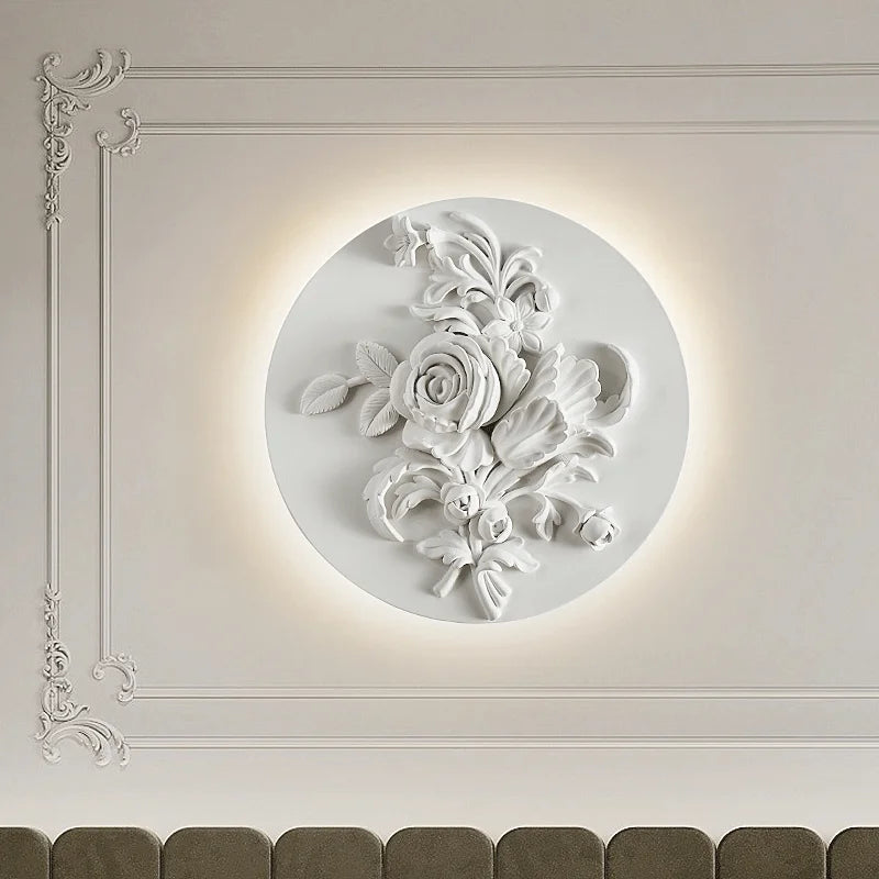 ImperialGlow – French Round Vintage Wall Lamp for Classic Elegance