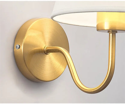 RusticGlow - Væglampe af Stof i Amerikansk Stil