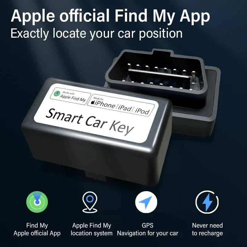 Smart OBD GPS Tracker for Car - Real-Time Vehicle Tracking with Charging Function and Apple Find My Integration-1