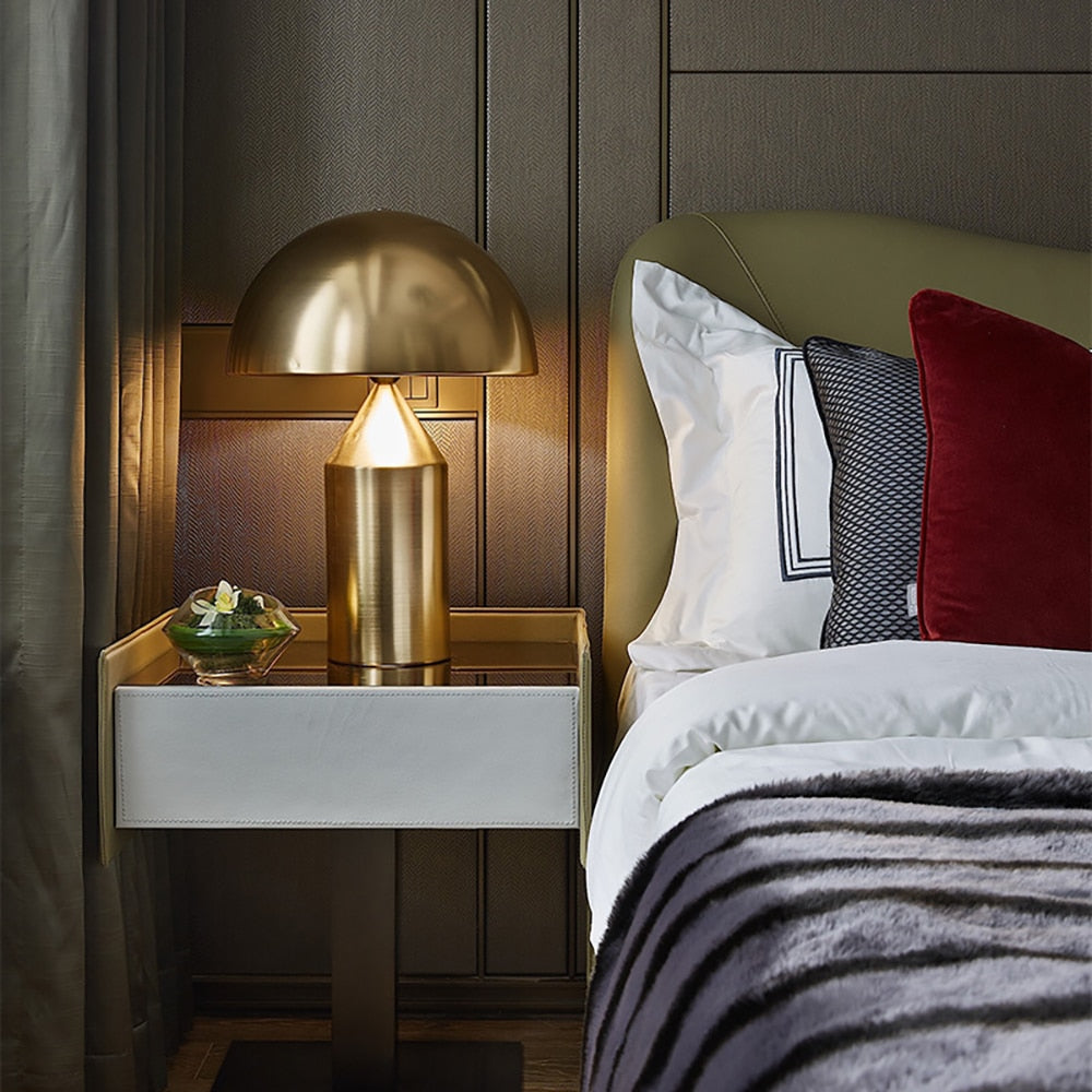 LumeTouch – Minimalist Table Lamp with Innovative Touch Feature