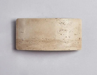 StoneBeam – Minimalist Wall Lamp in Travertine