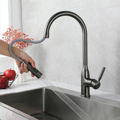 PureFlow - Kitchen Tap with Retractable Hand Shower
