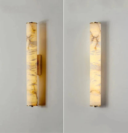 OpalAura - Elegant Marble Wall Lamp