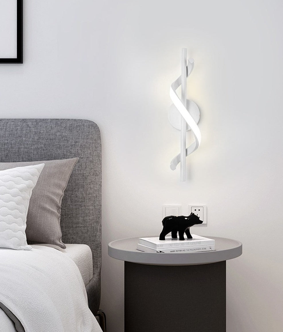 SpiralLume – Minimalist LED Wall Light with a Modern Edge